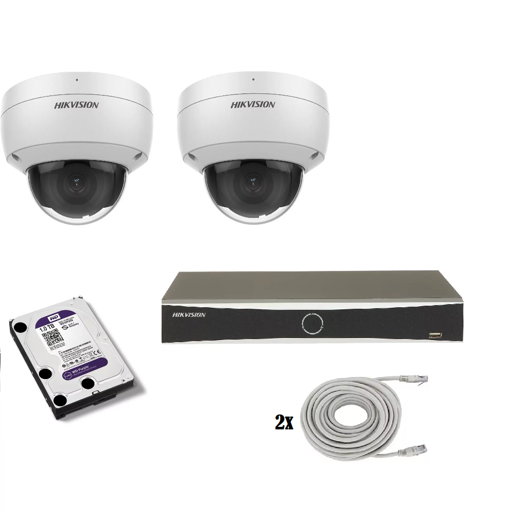 Set met 2 Hikvision DS-2CD2146G2-I
