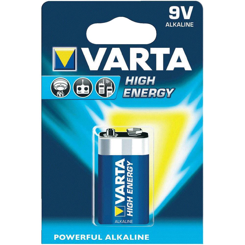 Varta High Energy batterij 9V - Afbeelding 2