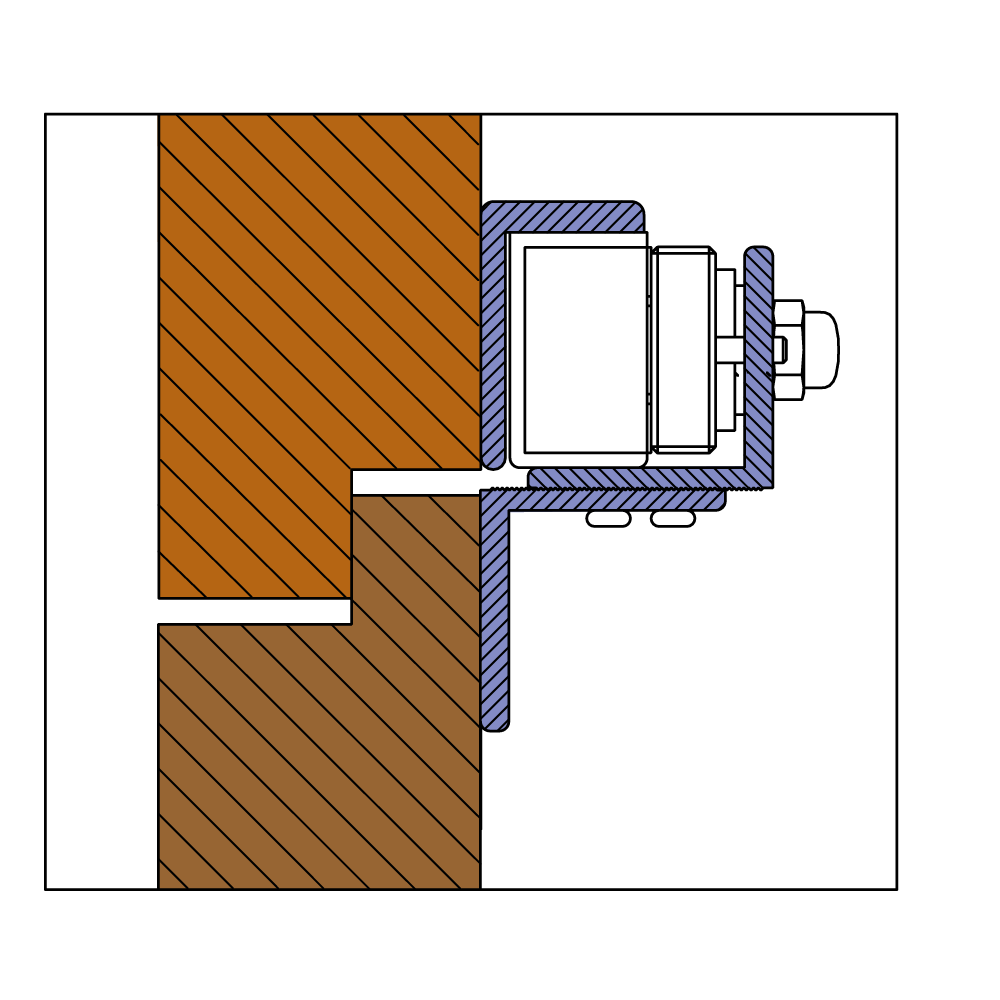 YLI KM-500NL verstelbare montage L profiel beugel - Afbeelding 5