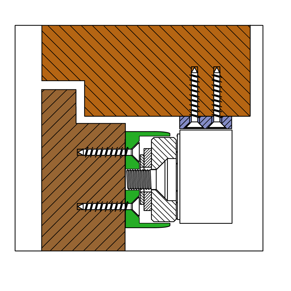 YLI KM-500I ankerplaatbevestigingsplaat - Afbeelding 4