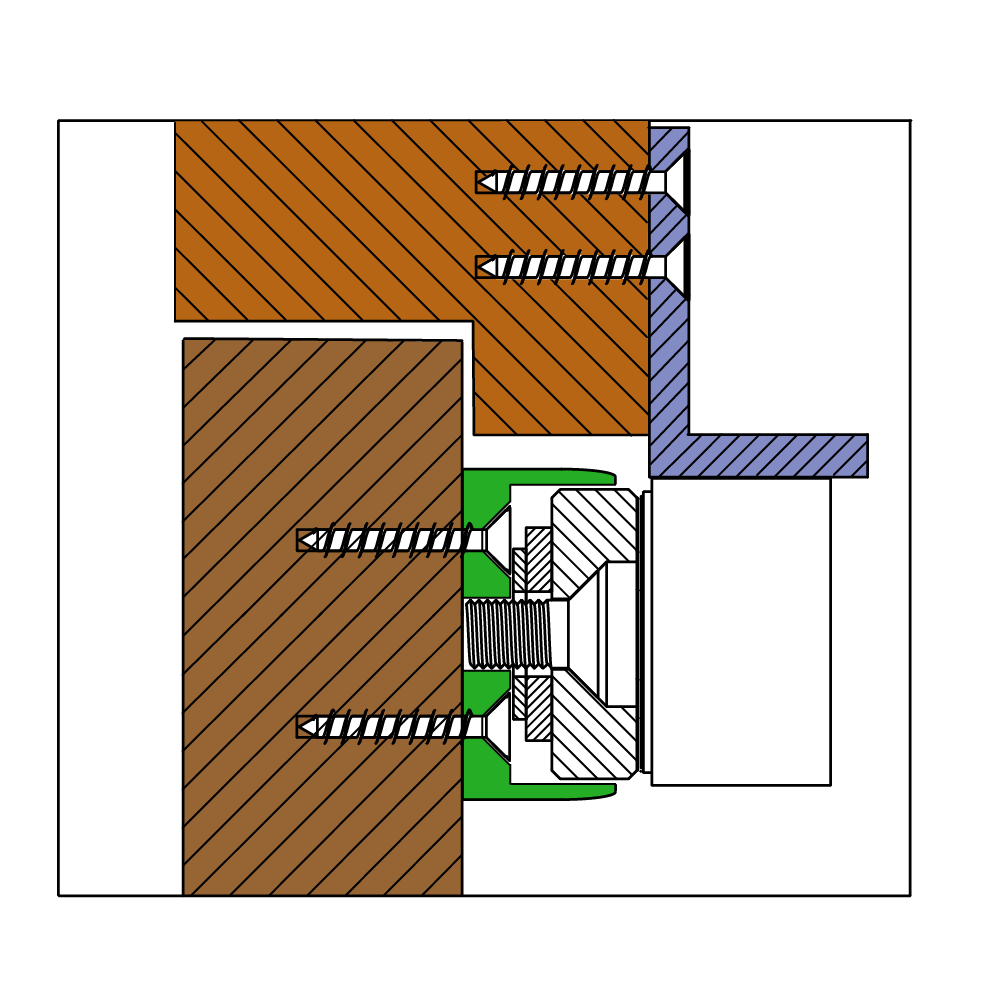 YLI KM-280IN ankerplaatbevestigingsplaat - Afbeelding 3