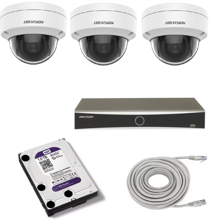 Set met 3 x Hikvision DS-2CD1143G2-I