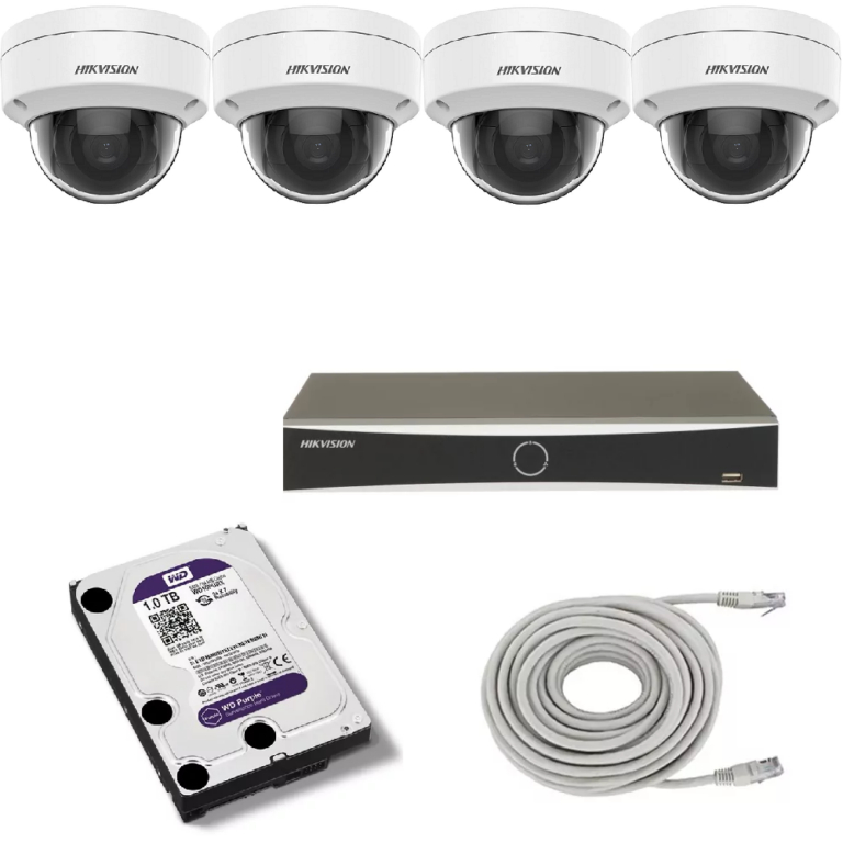 Set met 4 x Hikvision DS-2CD1143G2-I