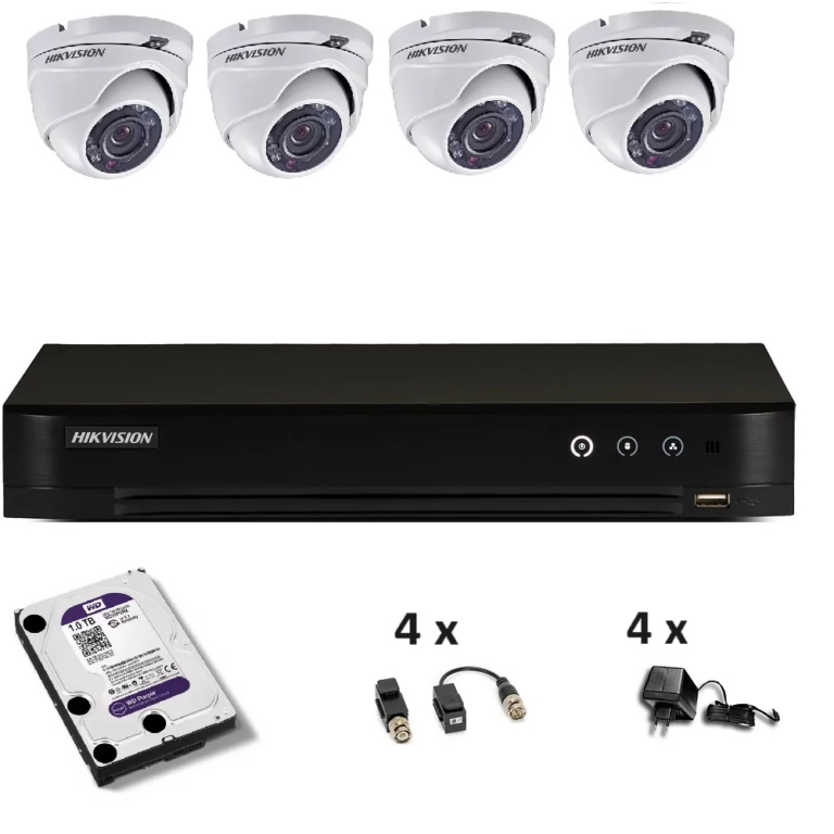 4 x DS-2CE56D0T-IRMF