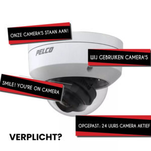 Is een camerabeveiliging sticker verplicht?