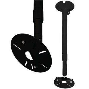 FirePoint zwarte mini plafondmontage 42 ~ 59 cm voor camera’s en rookmelders