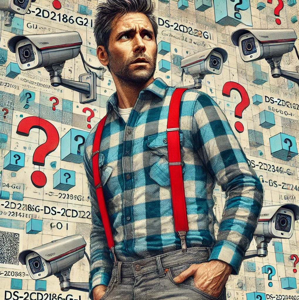 Hikvision camera's modelnamen