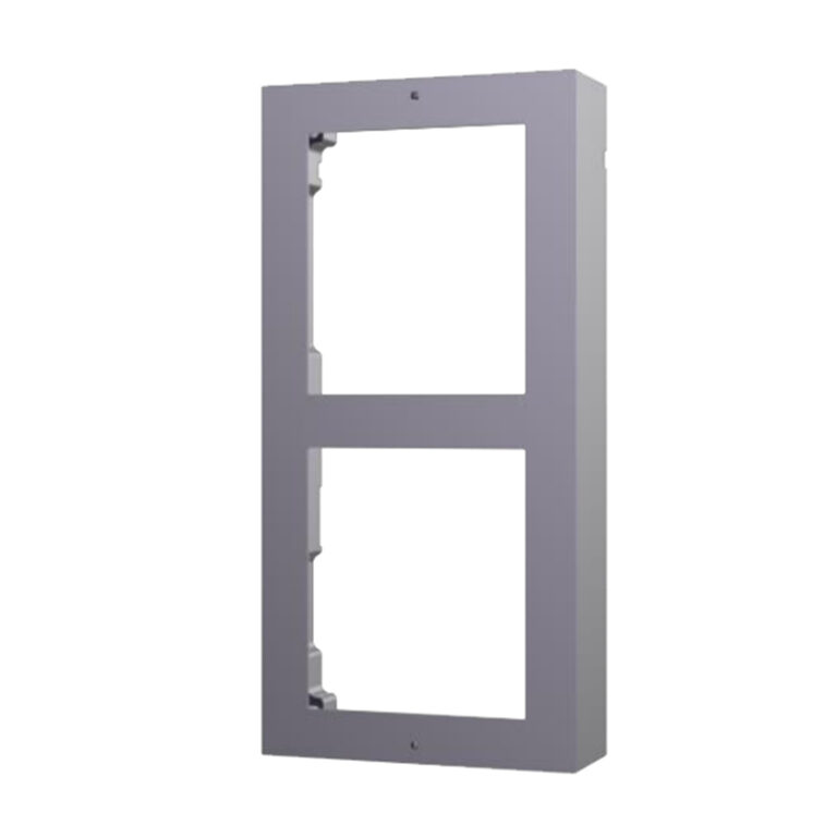 Hikvision DS-KD-ACW2 opbouwframe voor 2 modules – aluminium