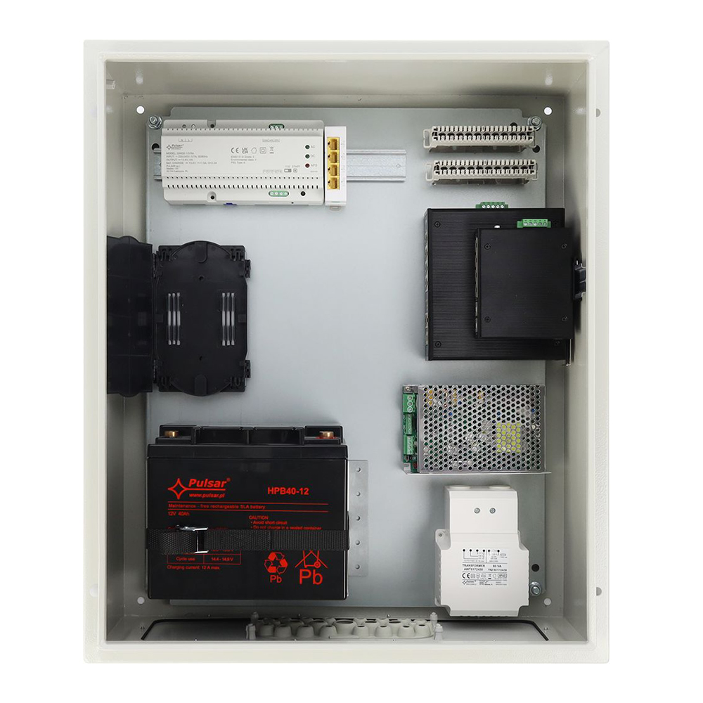 Pulsar AWOH506025 IP66 metalen behuizingen met montageplaat (500x600x250)