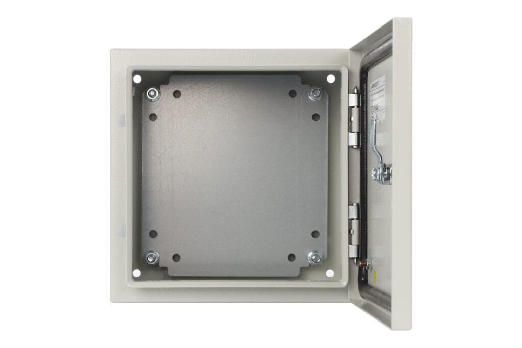 Pulsar AWOH252515 IP66 metalen behuizing met montageplaat (250x250x150)