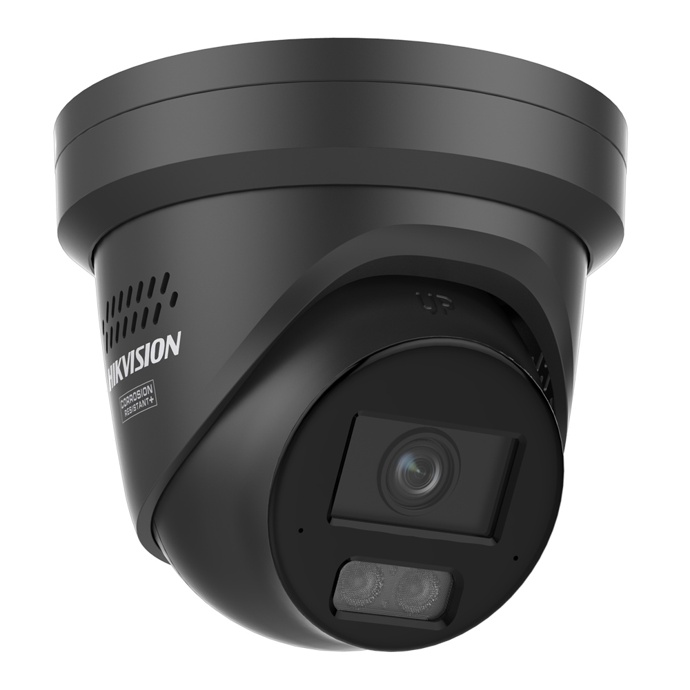 Hikvision DS-2CD2347G3-LIS2UY/SL 2,8mm 4MP Zwarte ColorVu Turret Camera - Afbeelding 2