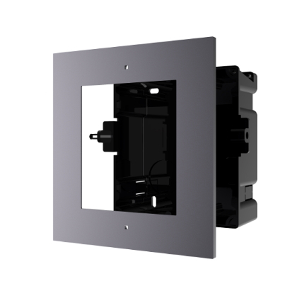 Hikvision DS-KD-ACF1/S Roestvrijstalen Coverplaat & 1-Module Montager Frame