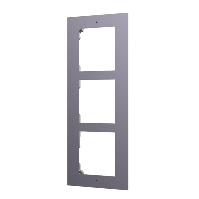 Hikvision DS-KD-ACF3 Afdekplaat & Montagerahmen voor 3 Intercommodule