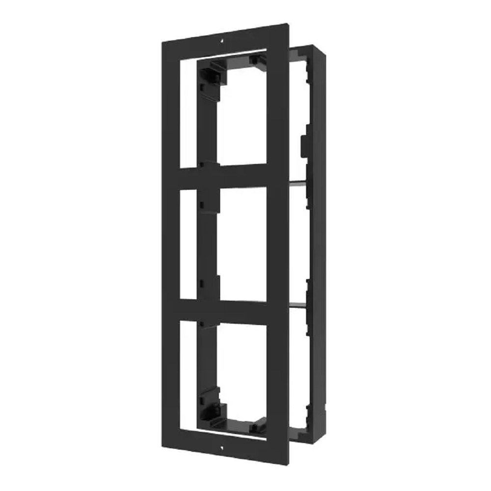 Hikvision DS-KD-ACW3 3-Module Opbouwframe – Zwart