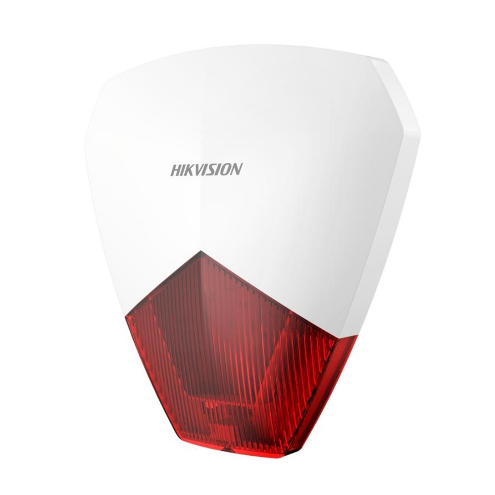 Hikvision DS-PS1-R Bekabelde Sirene met Rode Flits