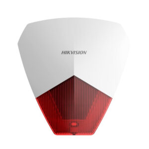 Hikvision DS-PS1-R Bekabelde Sirene met Rode Flits