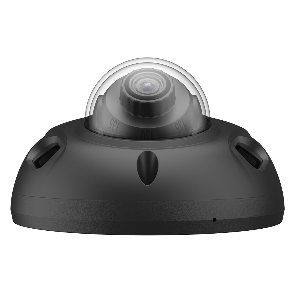 Dahua DH-IPC-HDBW3441F-AS-S2 (Zwart) – 4MP WizSense IR Domecamera met Microfoon, PoE en IK10