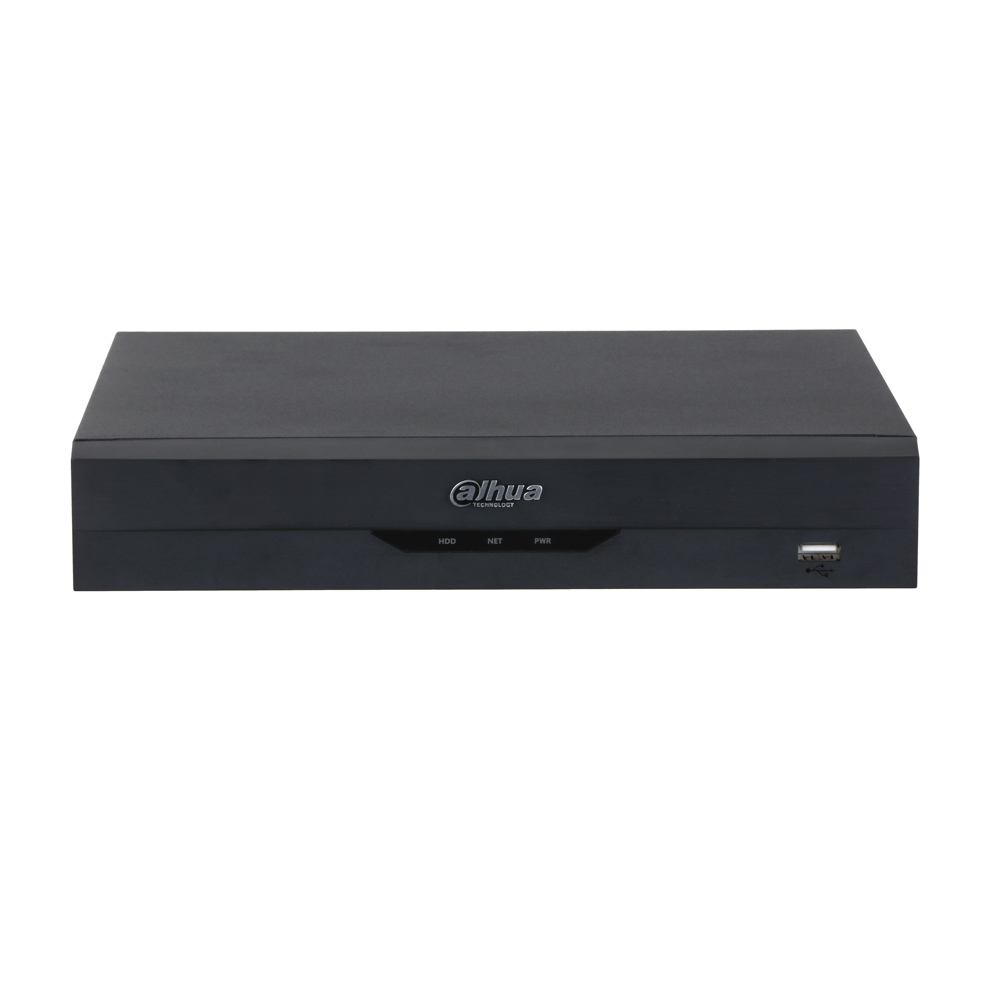 Dahua DHI-NVR4108HS-8P-EI 8-Kanaals Compacte 1U 8POE 1HD Wi-Fi netwerkvideorecorder